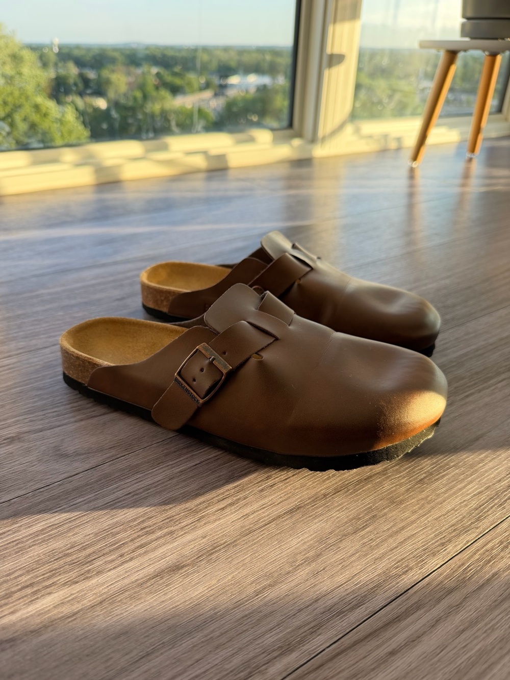 Birkenstock Boston Soft Leather Clogs